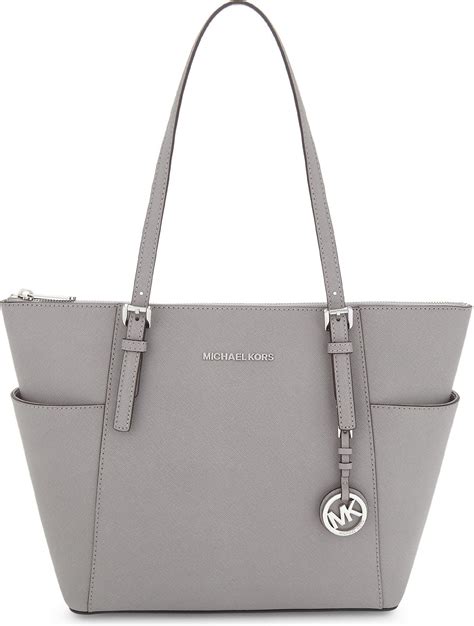 Amazon.com: Michael Kors Jet Set Pearl Grey